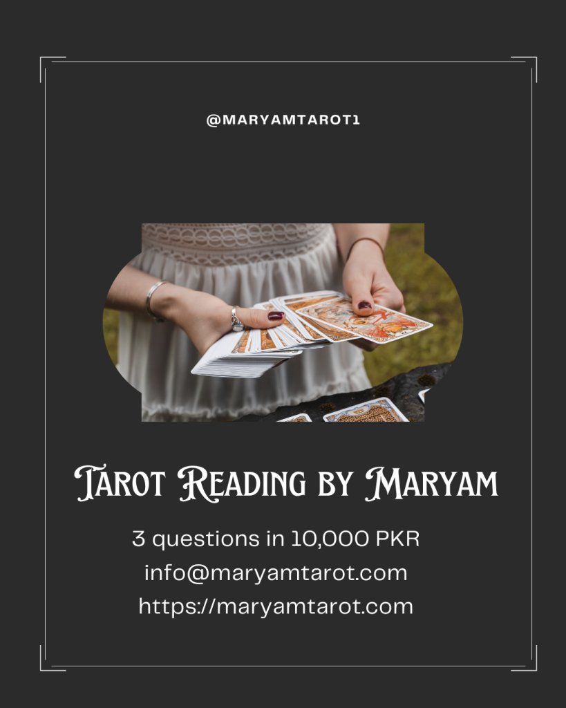 Maryam Nasim, Tarot Card reader from Pakistan. 